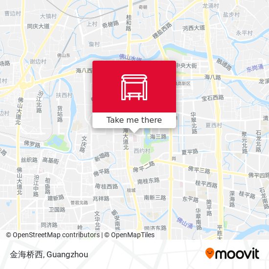 金海桥西 map