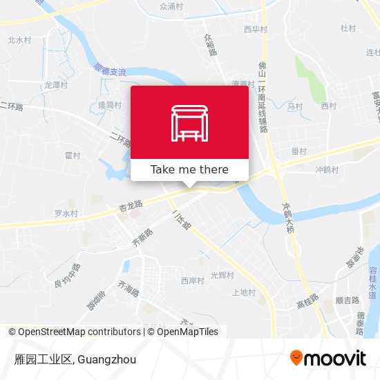 雁园工业区 map
