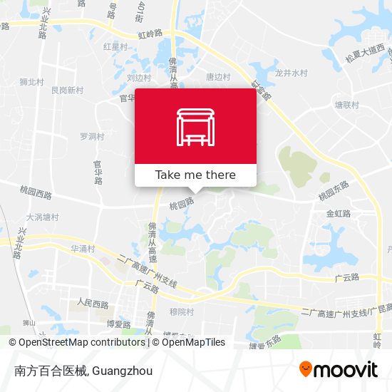 南方百合医械 map