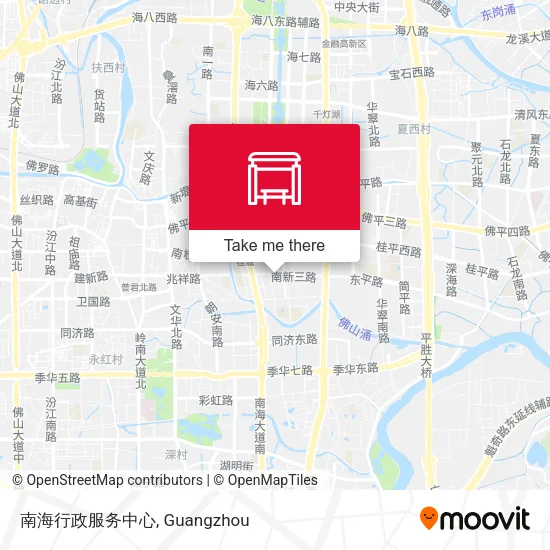 南海行政服务中心 map