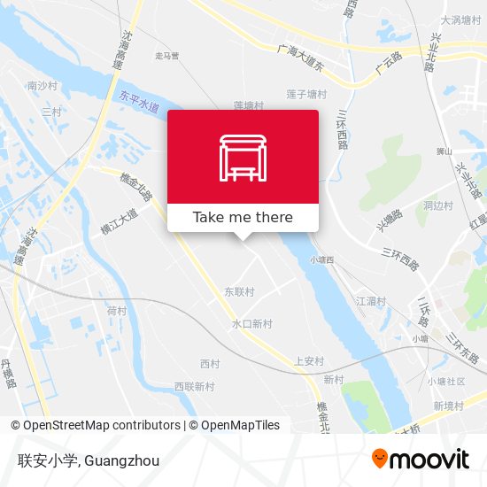 联安小学 map