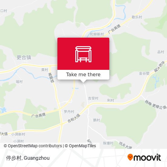 停步村 map