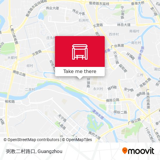 弼教二村路口 map