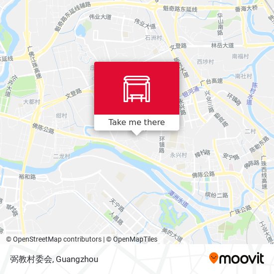 弼教村委会 map