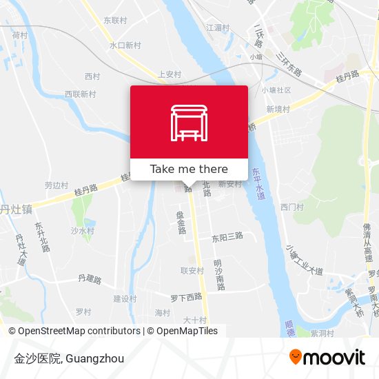 金沙医院 map