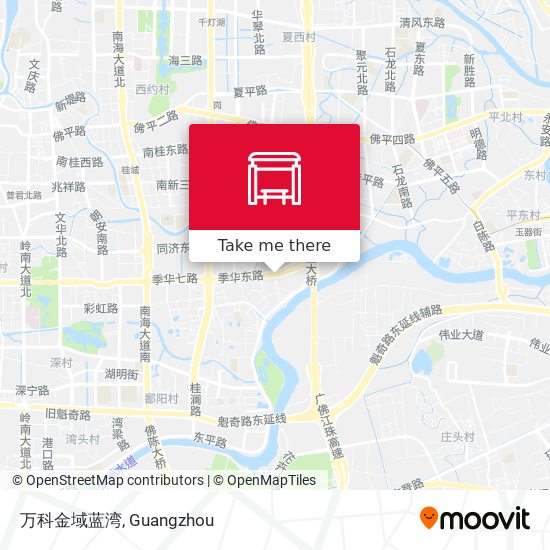 万科金域蓝湾 map