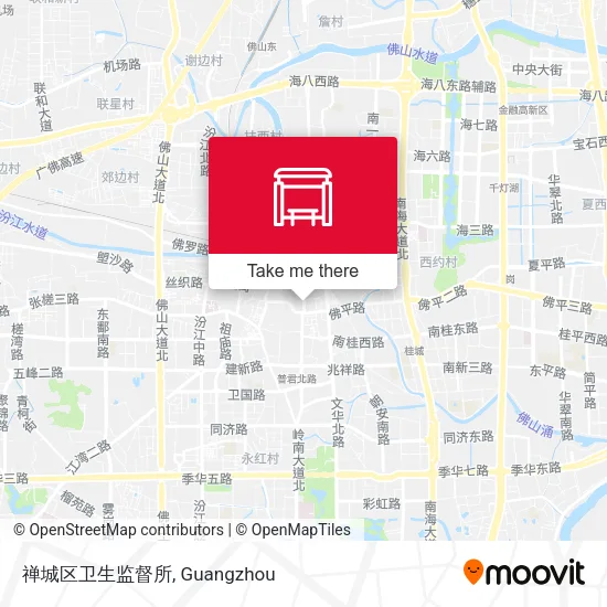 禅城区卫生监督所 map