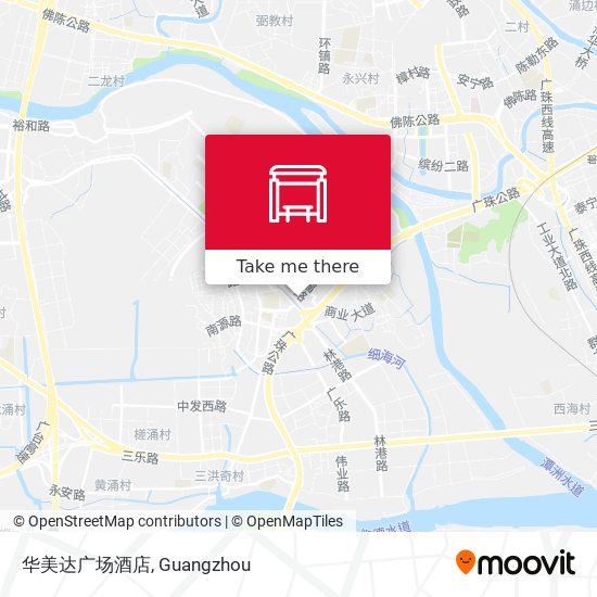 华美达广场酒店 map
