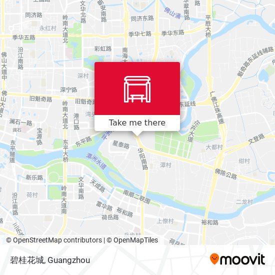 碧桂花城 map