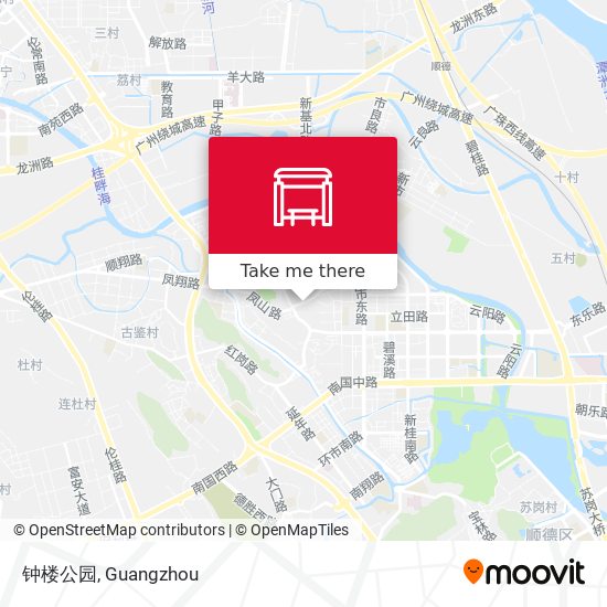 钟楼公园 map