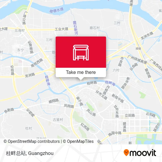 桂畔总站 map