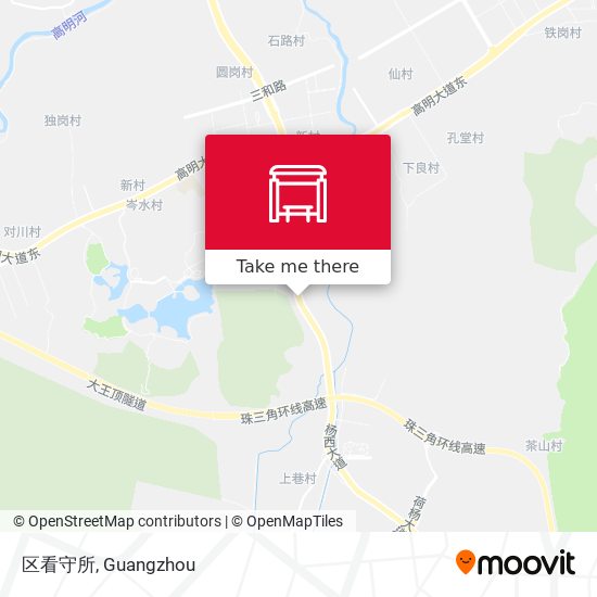 区看守所 map