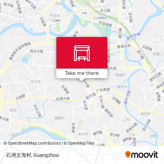 石洲文海村 map