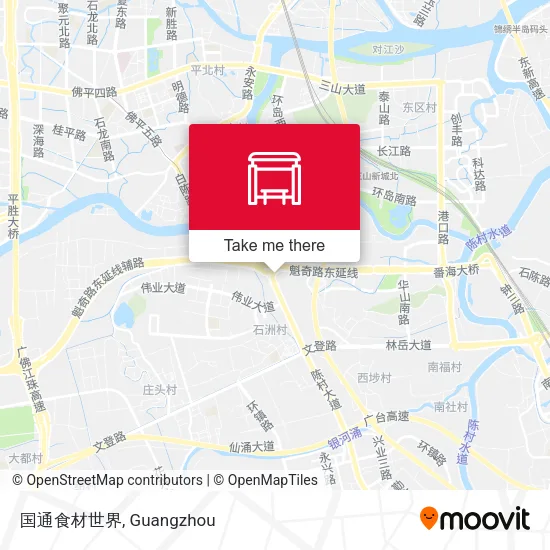 国通食材世界 map