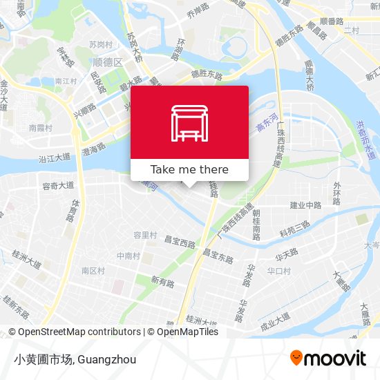 小黄圃市场 map