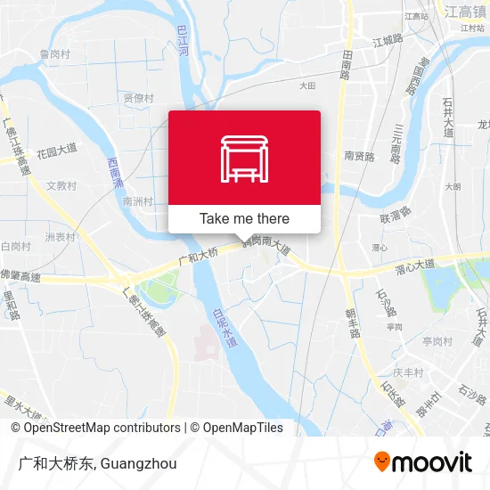 广和大桥东 map