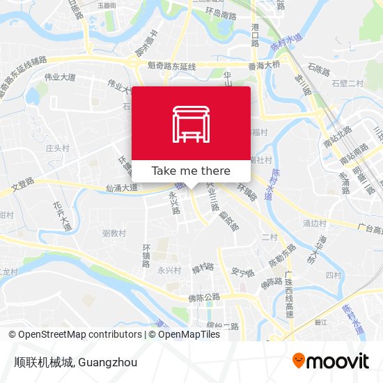 顺联机械城 map