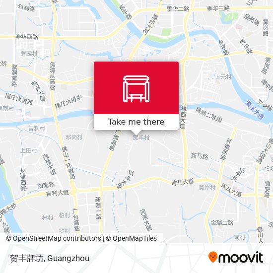 贺丰牌坊 map