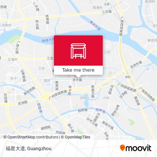 福星大道 map