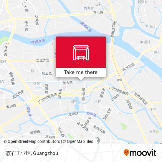 霞石工业区 map
