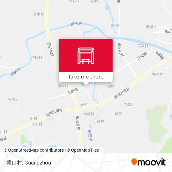 塘口村 map