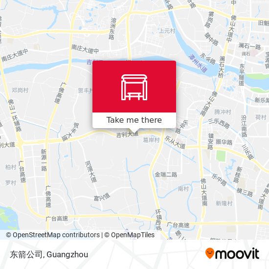 东箭公司 map