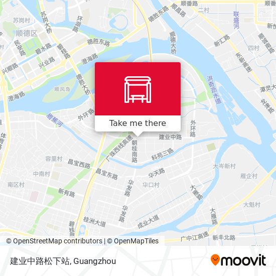 建业中路松下站 map