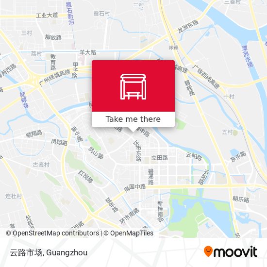 云路市场 map