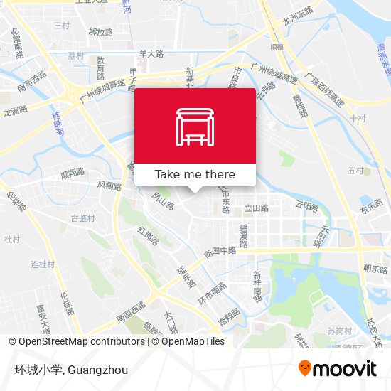 环城小学 map