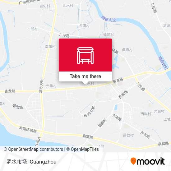 罗水市场 map