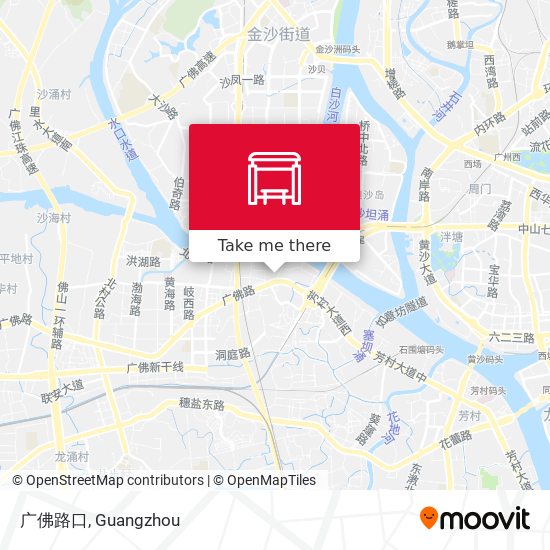 广佛路口 map