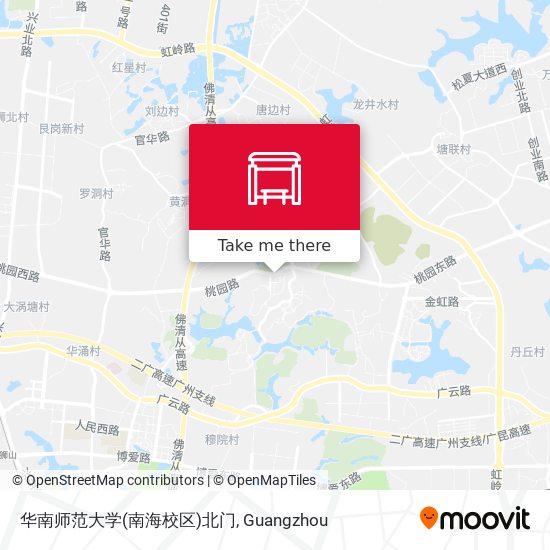 华南师范大学(南海校区)北门 map