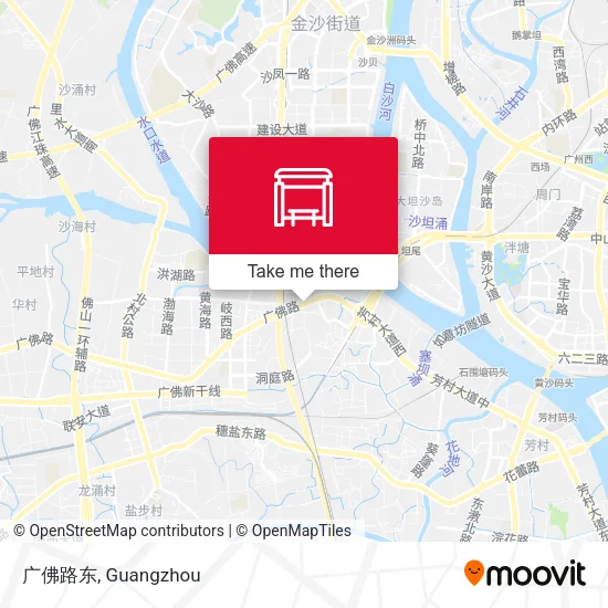广佛路东 map