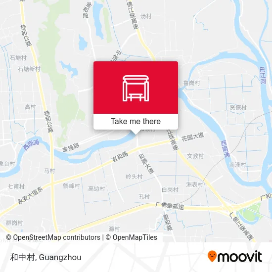 和中村 map
