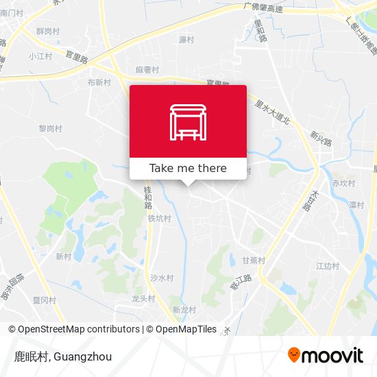 鹿眠村 map