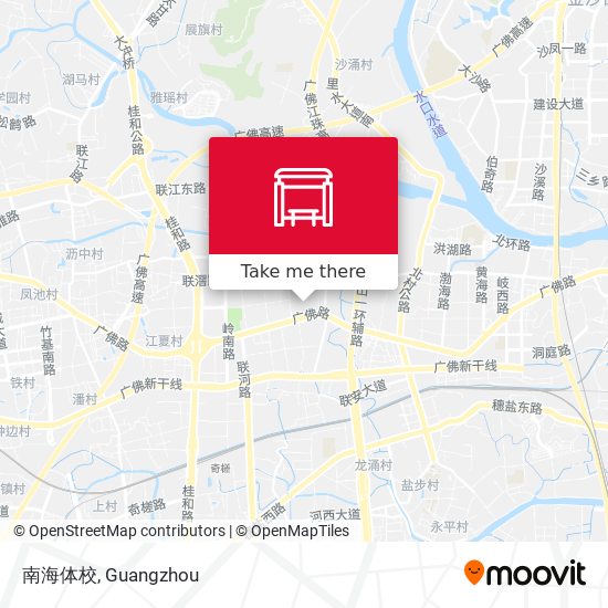 南海体校 map