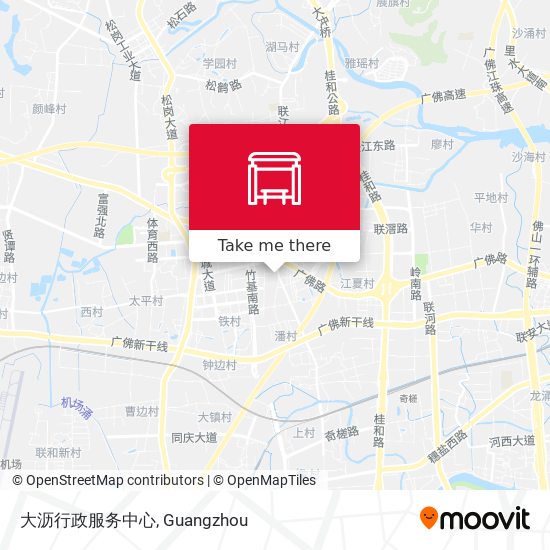 大沥行政服务中心 map