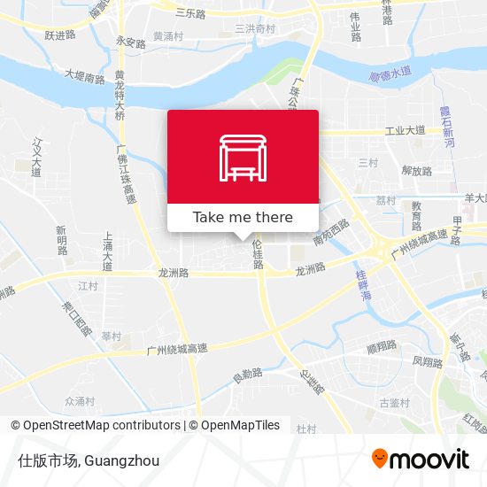 仕版市场 map