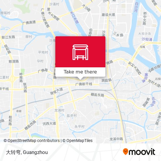 大转弯 map