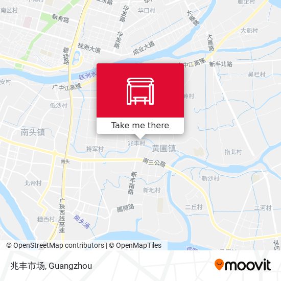 兆丰市场 map