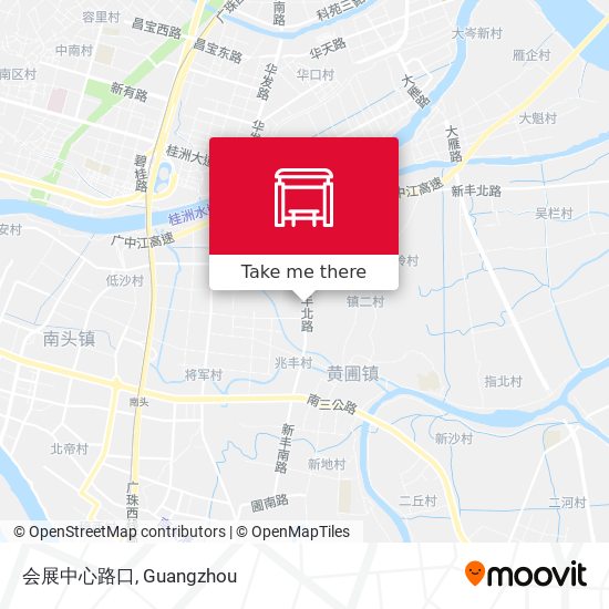 会展中心路口 map
