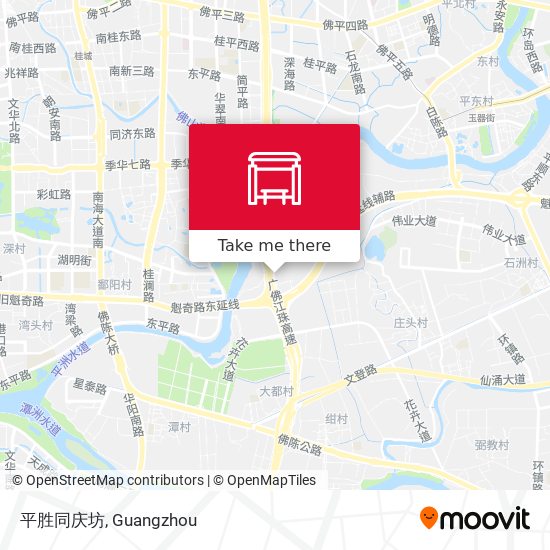 平胜同庆坊 map