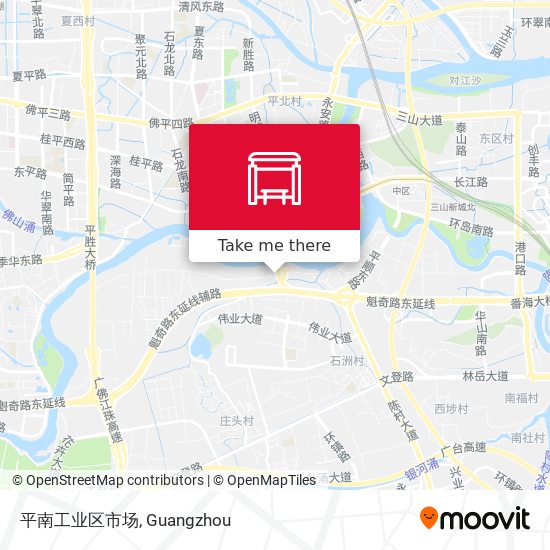 平南工业区市场 map