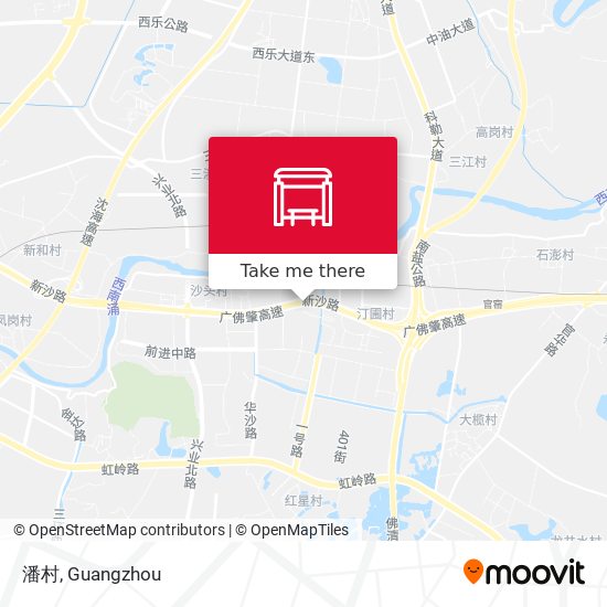 潘村 map