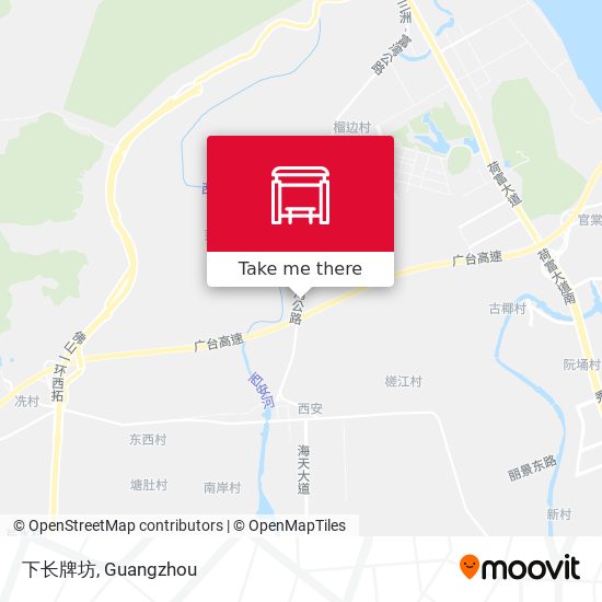 下长牌坊 map