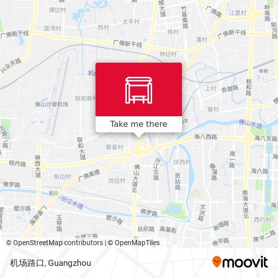 机场路口 map