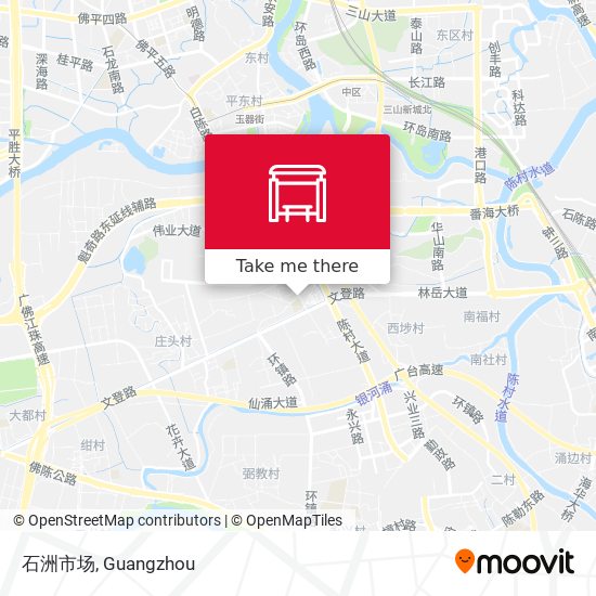 石洲市场 map