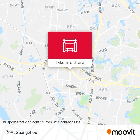 华涌 map