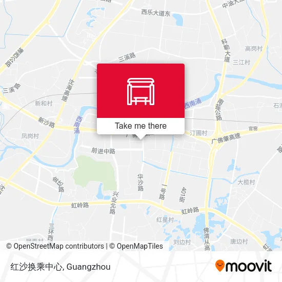 红沙换乘中心 map