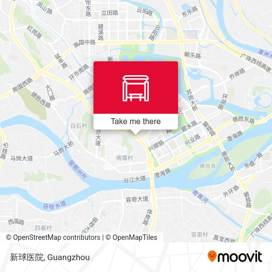 新球医院 map